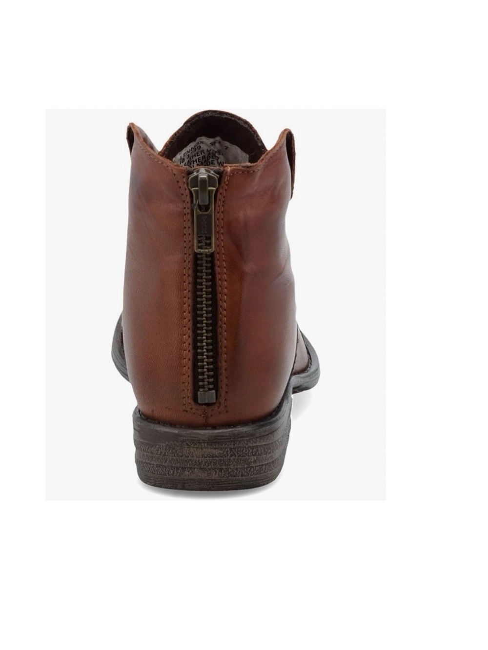 Miz Mooz Brown Leather Lace-Up Ankle Boots Women’s - Picture 4 of 16